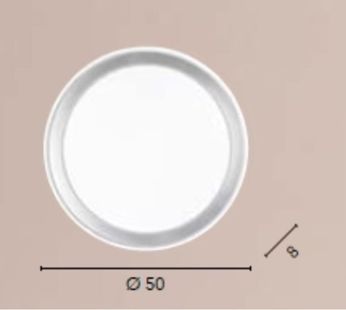 Plafoniera Led bianca 40W con interruttore cct 50X8 cm