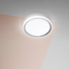 Plafoniera Led bianca 24W con interruttore cct 40x7cm