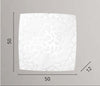 Plafoniera Bianca 4Xe27 50X50X12Cm