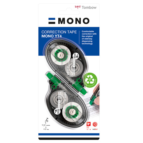 Blister 2 Correttori A Nastro 4Mmx10M Tombow Mono