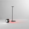 Lampada ricaricabile Led 4W con testa magnetica Nero RGB+cct 37x12cm