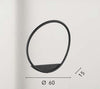 L’applique presenta una struttura in metallo e un diffusore in silicone Bianco 15X60 cm