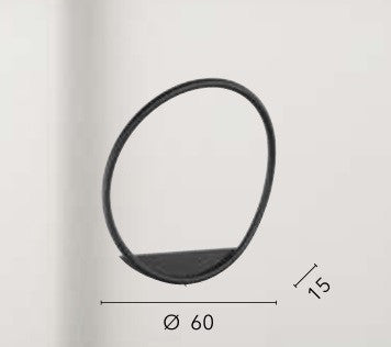 L’applique presenta una struttura in metallo e un diffusore in silicone Bianco 15X60 cm