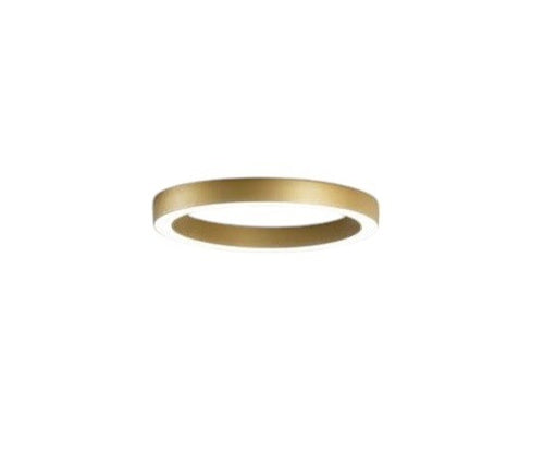 Plafoniera struttura circolare e diffusore in acrilico Oro 80X8,5 CM