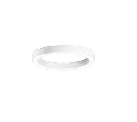 Plafoniera struttura circolare e diffusore in acrilico Bianco 80X8,5 CM