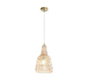 Lampadario in vetro cristallo sfaccettato AMBRA 150X23X10CM
