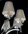 Lampadario a sospensione 8xE14 105X75X50CM