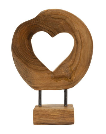 SCULTURA HASI IN TEAK RIC. CM 20X10X28 (PEZZI UNICI - NON RIP. IN SERIE)