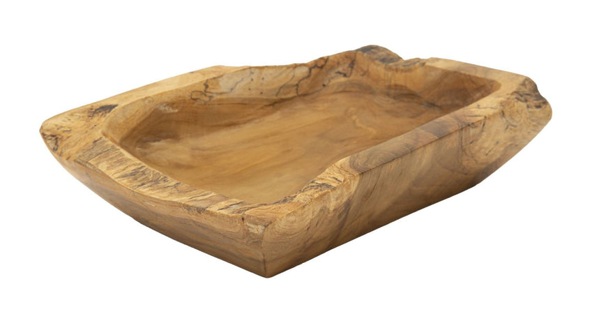 S/TASCHE KUTAK IN TEAK RIC.CM 25X19X7 (PEZZI UNICI - NON RIP. IN SERIE)