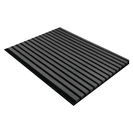 Pannelli Acustici Fonoassorbenti 2pz 60x120cm Decorativi Moderno Rovere Nero 3D