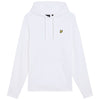Lyle & Scott felpa bianca con cappuccio ML416VOG