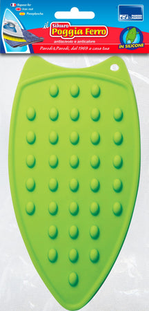 Kit 2pz Poggia Ferro Silicone + Soletta di Protezione Antiaderente con Molla