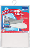 Copri Asse da Stiro Mollettone 130x45cm Made in Italy Morbido e Scorrevole