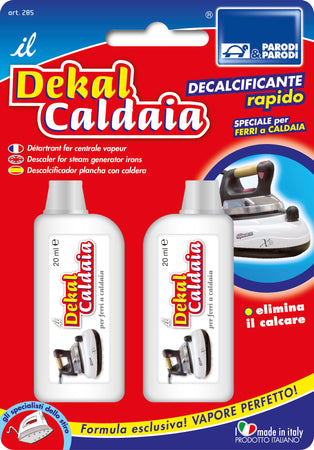 Dekal Decalcificante Ferro da stiro a Caldaia 2pz da 20ml Elimina il Calcare