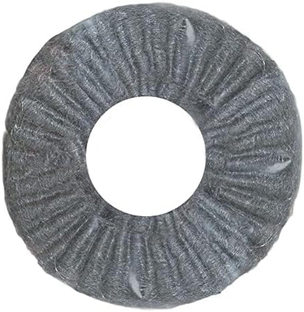 Discolux Ricambio per Lucidatrice Pavimenti 15pz Disco in Lana d'Acciaio Grigio