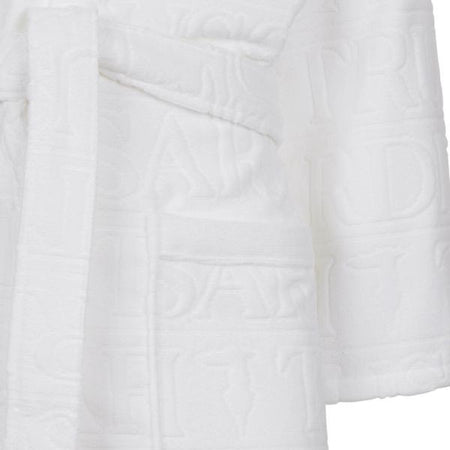 Accappatoio Overlogo ! Trussardi Unisex con Cappuccio in Pura Spugna di cotone -Eleganza e stile