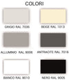Armadio ad ante battenti per archiviazione con 4 ripiani regolabili rinforzati cm. 120x60x200H