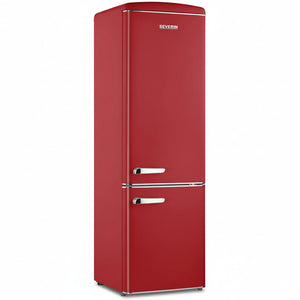 Severin Frigorifero Combinato Retro' Vintage Rosso Rkg 8917
