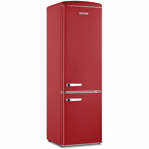 Severin Frigorifero Combinato Retro' Vintage Rosso Rkg 8917