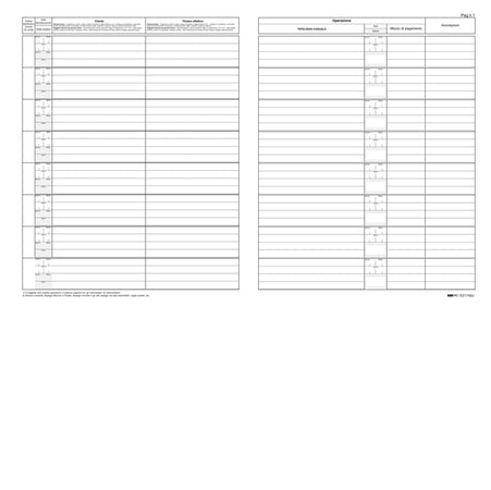 Registro Antiriciclaggio Per Professionisti 31X24Cm 46Fg E2174 Edipro