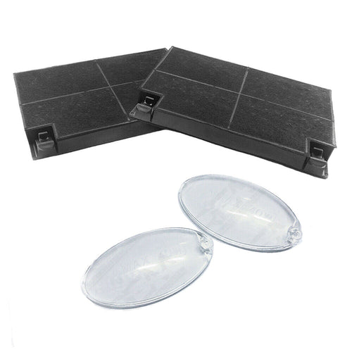 FILTRI CAPPA FABER INCA SMART CARBONE ATTIVO FILTRO RETTANGOLARE + PLAFONIERE