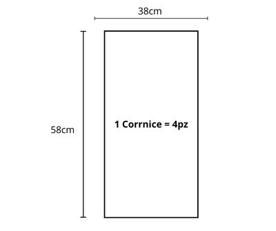 Kit Boiserie LEDMall Home Pronto da Montare con Bordi Pretagliati mod. ATENE