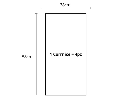 Kit Boiserie LEDMall Home Pronto da Montare con Bordi Pretagliati mod. ATENE