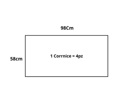 Boiserie LEDMall Home Pronto da Montare con Bordi Pretagliati mod. CARACAS