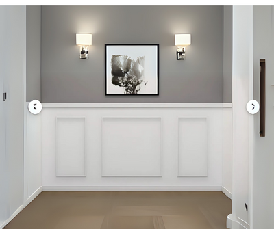 Kit Boiserie LEDMall Home Pronto da Montare con Bordi Pretagliati mod. CHICAGO