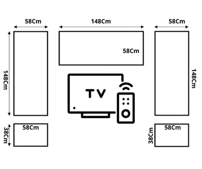 Kit di Boiserie LEDMall Home Pronto da Montare con Bordi Pretagliati mod. CORK