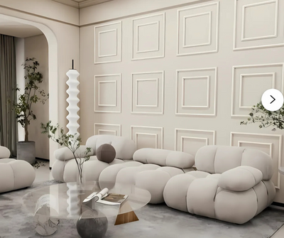 Kit di Boiserie LEDMall Home Pronto da Montare con Bordi Pretagliati mod. EDIMBURGO