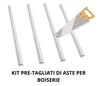 Kit Boiserie LEDMall Home Pronto da Montare con Bordi Pretagliati mod. ISTANBUL