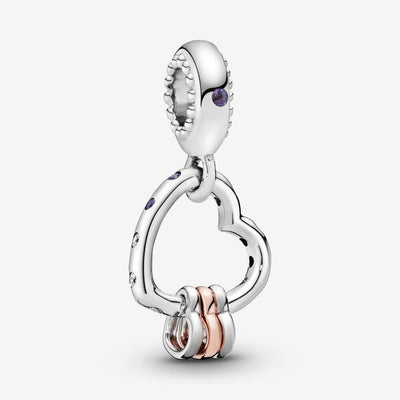 Pandora - Charm Pendente Unione di Cuori