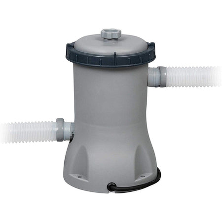 Piscina fuori terra rettangolare 412x201x122 cm Bestway per esterno completa di pompa di filtraggio scaletta dispenser