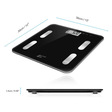 Bilancia pesa persone digitale con analisi corporea, portata massima di 180 kg