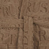 Accappatoio Overlogo ! Trussardi Unisex con Cappuccio in Pura Spugna di cotone -Eleganza e stile