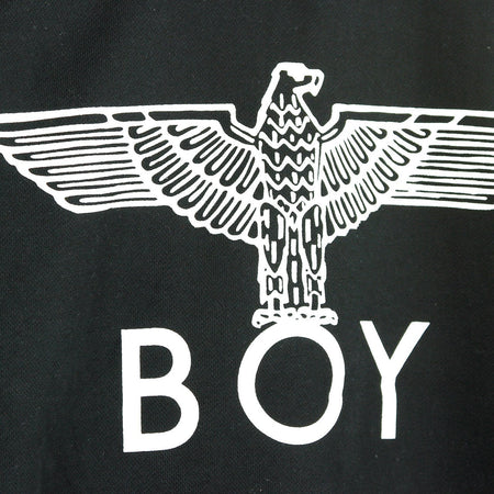 BOY LONDON Felpa Girocollo Uomo Eagle Textured Sweat Black/white da uomo