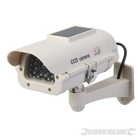 Videocamera di sorveglianza a LED ad energia solare con staffa regolabile silverline Silverline