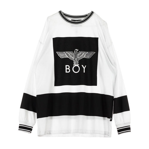 BOY LONDON Vestito Donna London Tshirt Dress Black/white da donna