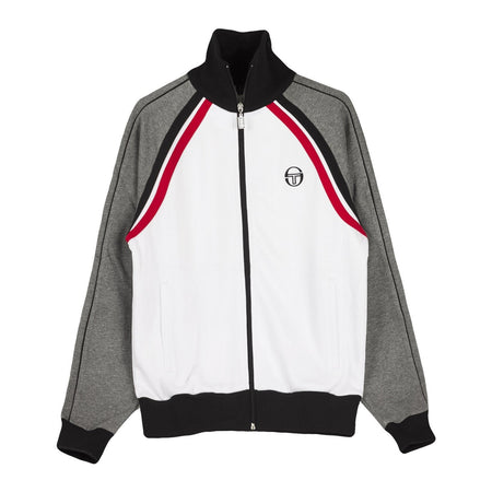 SERGIO TACCHINI Giacca Tuta Uomo Ghibli Tracktop White/dark Grey/melange da uomo