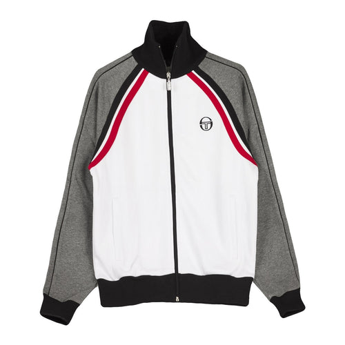 SERGIO TACCHINI Giacca Tuta Uomo Ghibli Tracktop White/dark Grey/melange da uomo
