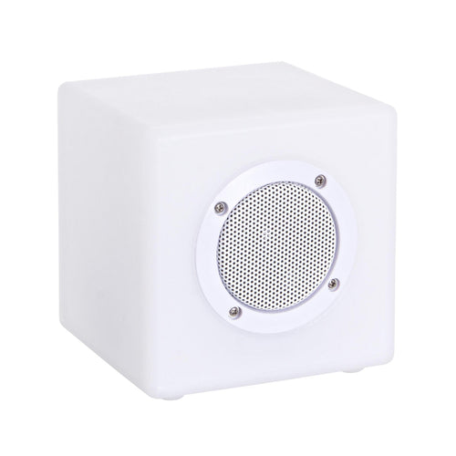 Lampada a led cubo speaker per uso interno ed esterno