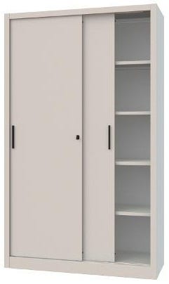 Armadio ad ante scorrevoli per archivio documenti colore grigio cm. 150x45x200H