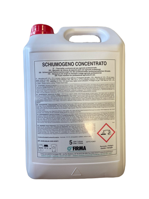 Tanica liquido schiumogeno 5L