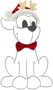 Ferribiella Xmas Cappello e Papillon di Natale per Cane