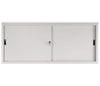 Sopralzo per armadio per ufficio colore grigio ad ante scorrevoli cm. 150x45x85H