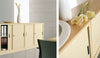 Sopralzo per armadio per ufficio colore grigio ad ante scorrevoli cm. 150x45x85H
