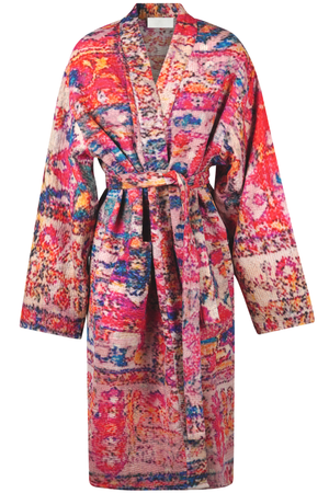 LA FEMME BLANCHE La Femme Blanche - Kimono - 470160 - Fantasia fuxia da donna
