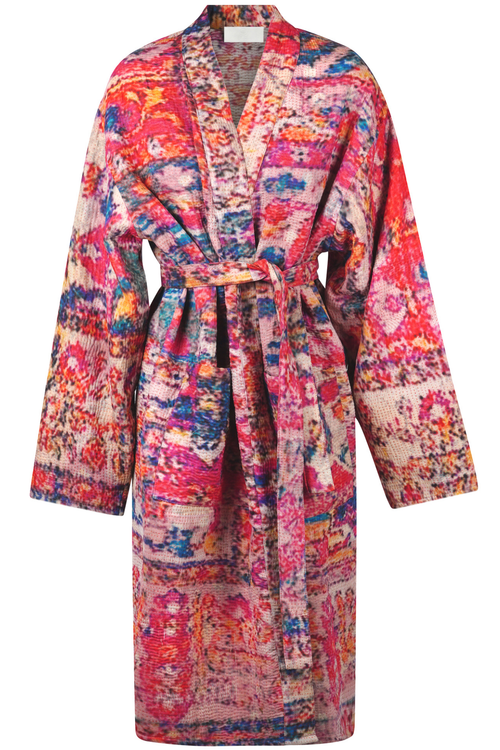 LA FEMME BLANCHE La Femme Blanche - Kimono - 470160 - Fantasia fuxia da donna