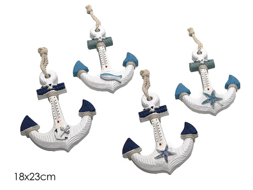 Appendino con Ancora e Termometro 18x23cm